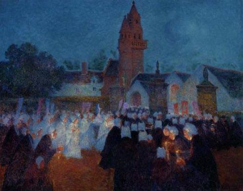 unknow artist Procession at Nenvic oil painting picture